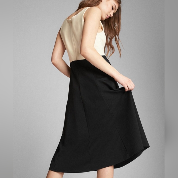 GAP Fit and Flare Midi Tank Ponte Dress NWT - Picture 3 of 9